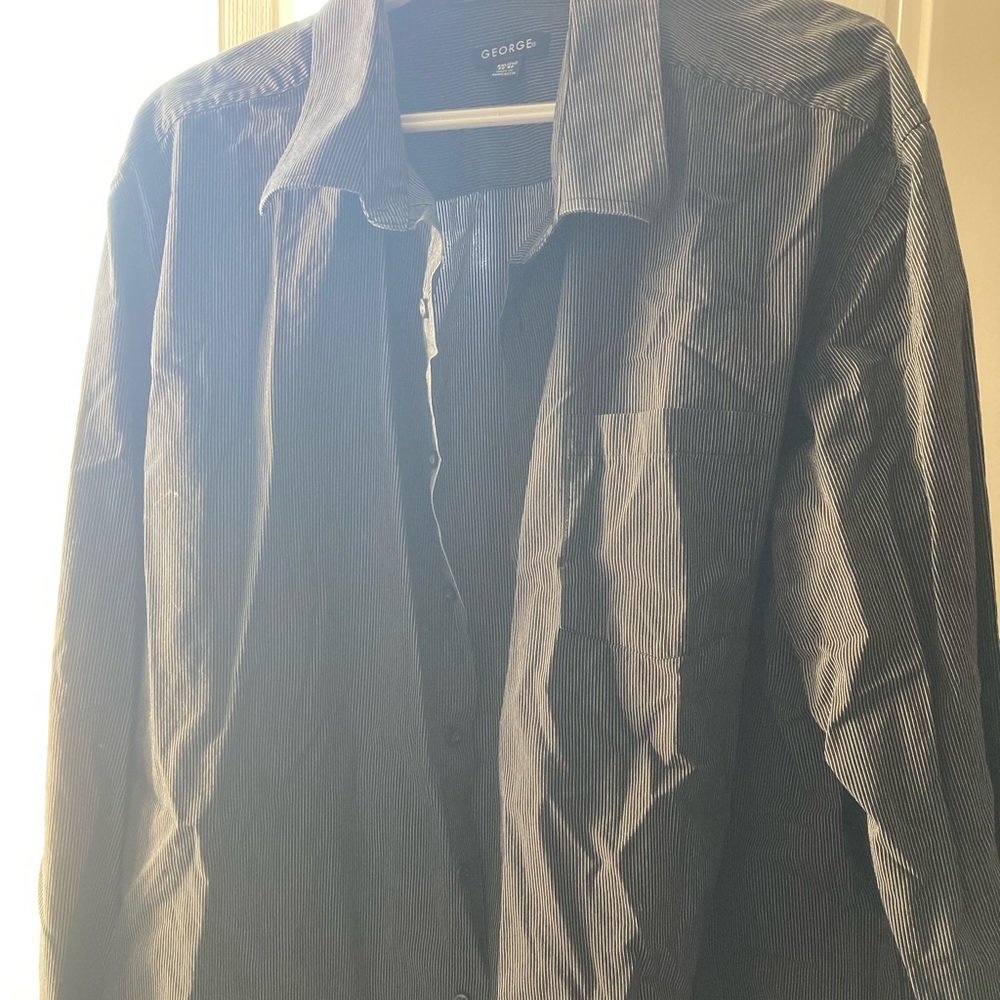 George 2XL long sleeve button down